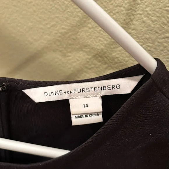 Diane Von Furstenberg woman's black cocktail dress - Picture 4 of 10